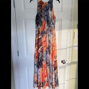 H&M monarch butterfly print dress